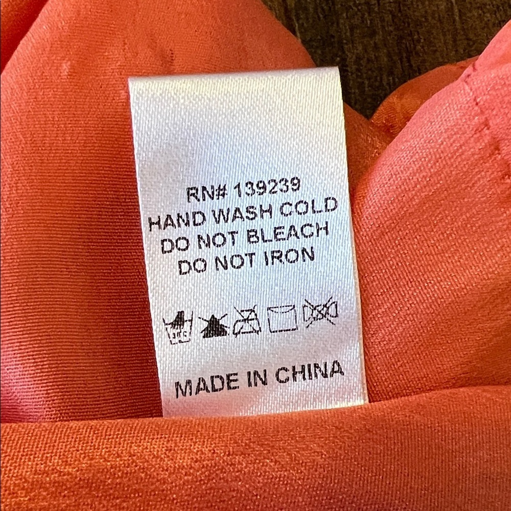 NWT DO+BE Elegant Orange Long Sleeve Dress - Picture 12 of 12